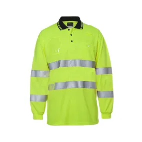 JBs Wear | Hi Vis Biomotion Day & Night Long Sleeve Polo | 6QTDP