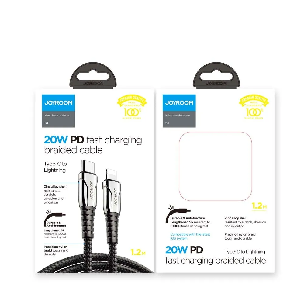 Joyroom S-1224K1 | Type-C to Lightning Mobile Cable | Fast Charge 20W PD