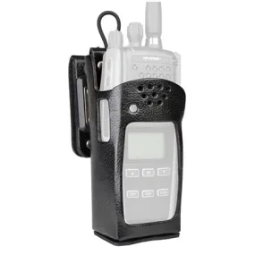 Leather Holster with Belt Loop, MAEV-NHC2C for Harris XG-75P Radios