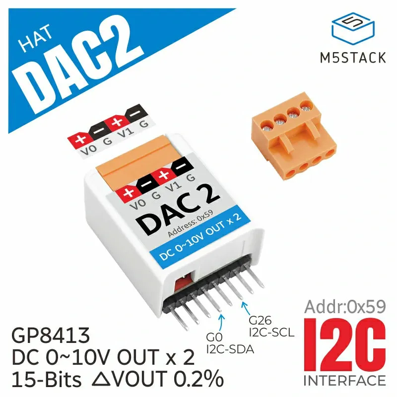 M5StickC DAC 2 Hat (GP8413)