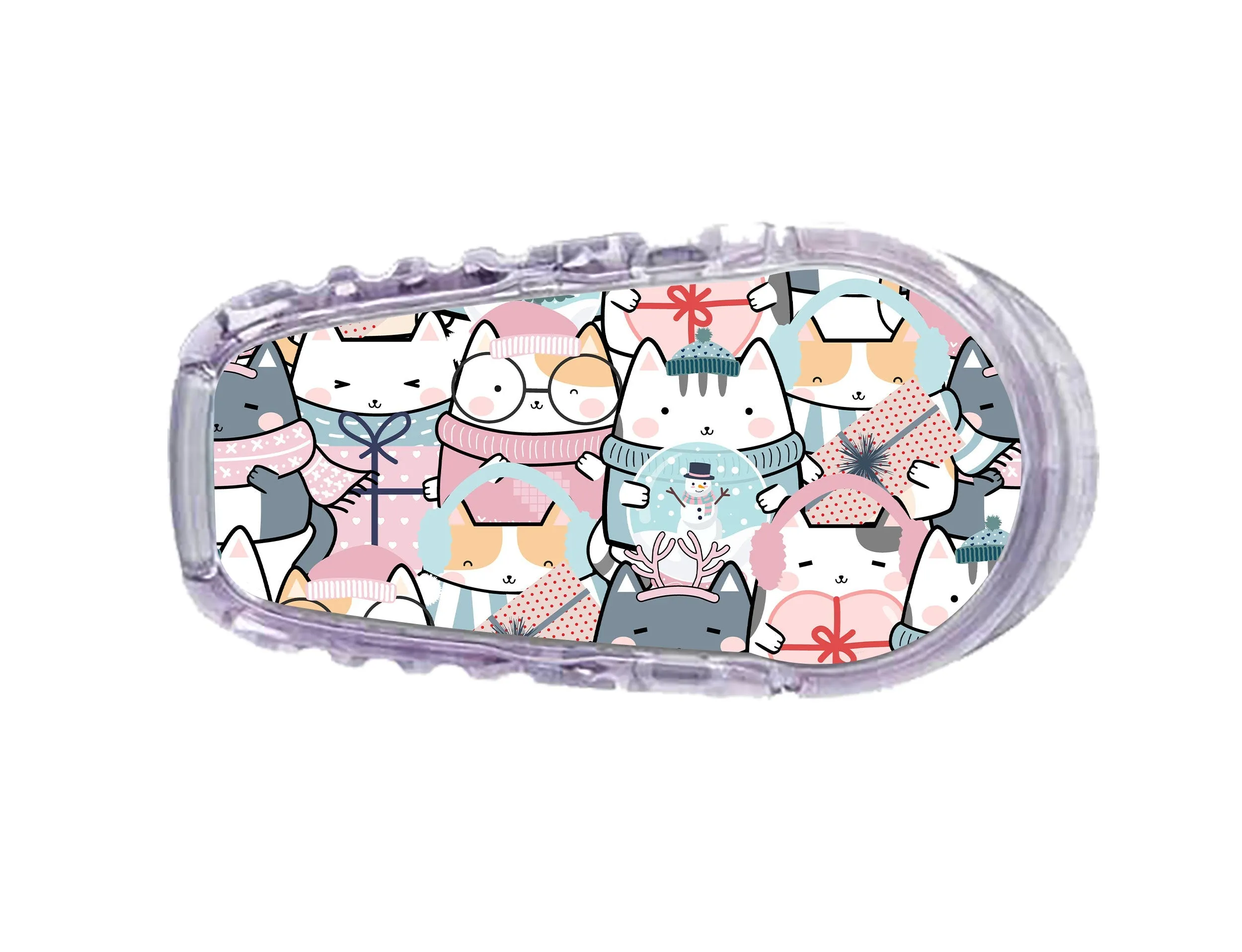 Meowy Christmas Dexcom G6 Transmitter Sticker