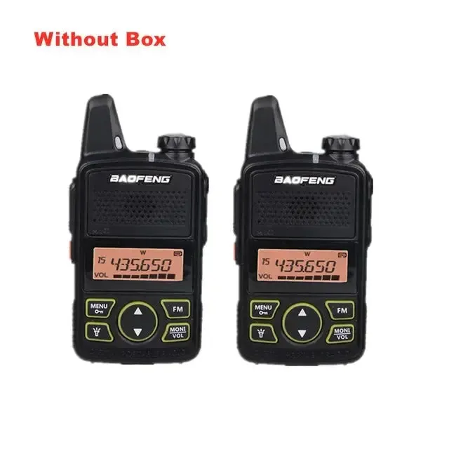 Mini Walkie Talkie UHF Handheld Two-Way Radio Bft1 Ham Radio Portable FM Transceiver Kids 5km CB Radio Intercom, Baofeng BF-T1