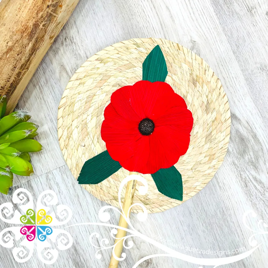 Natural Artisan Fan - Abanico de Palma