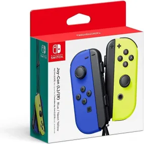 Nintendo Switch Joy-Con Pair - Left Blue/Right Neon Yellow (Nintendo Switch)