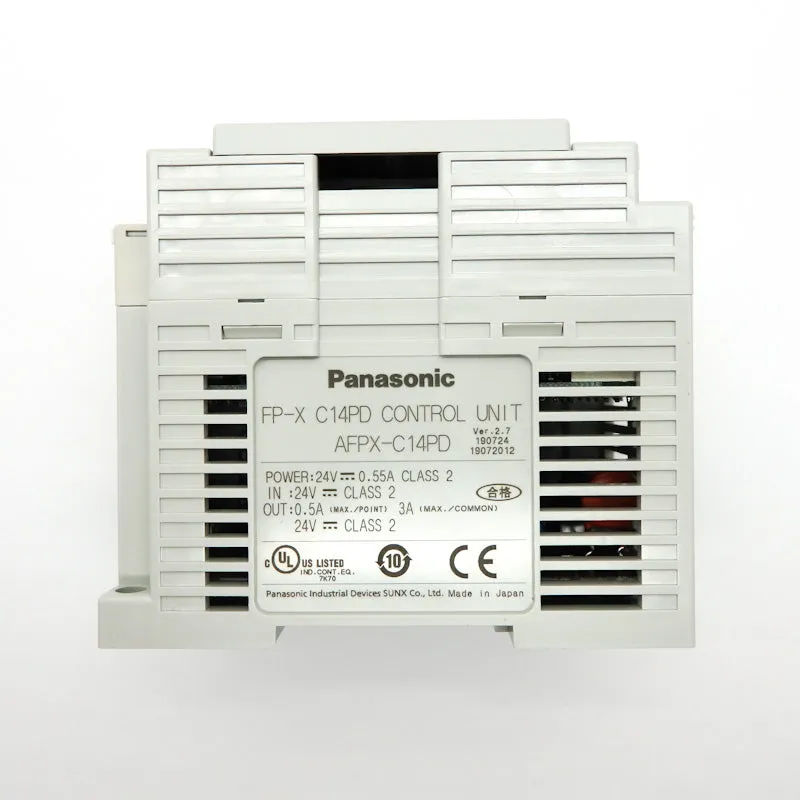 Panasonic 24VDC 8mA Control Unit For FP-X Programmable Controllers AFPX-C14PD