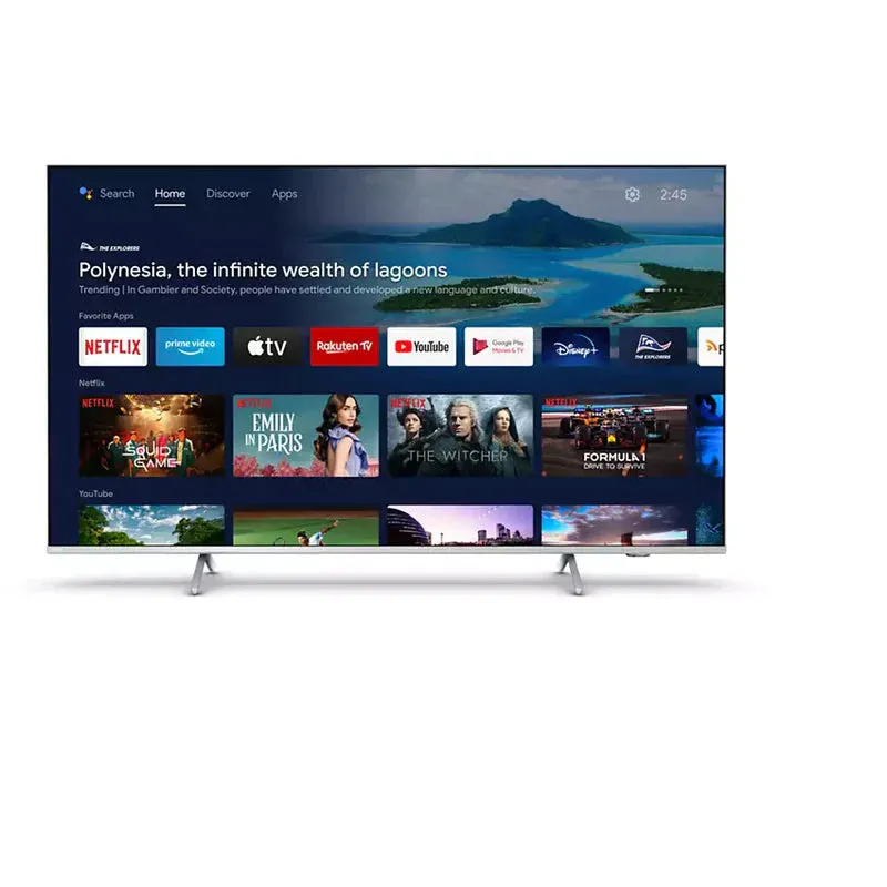 Philips The One 50" 4K UHD LED Android Smart TV - Light Silver | 50PUS8507/12
