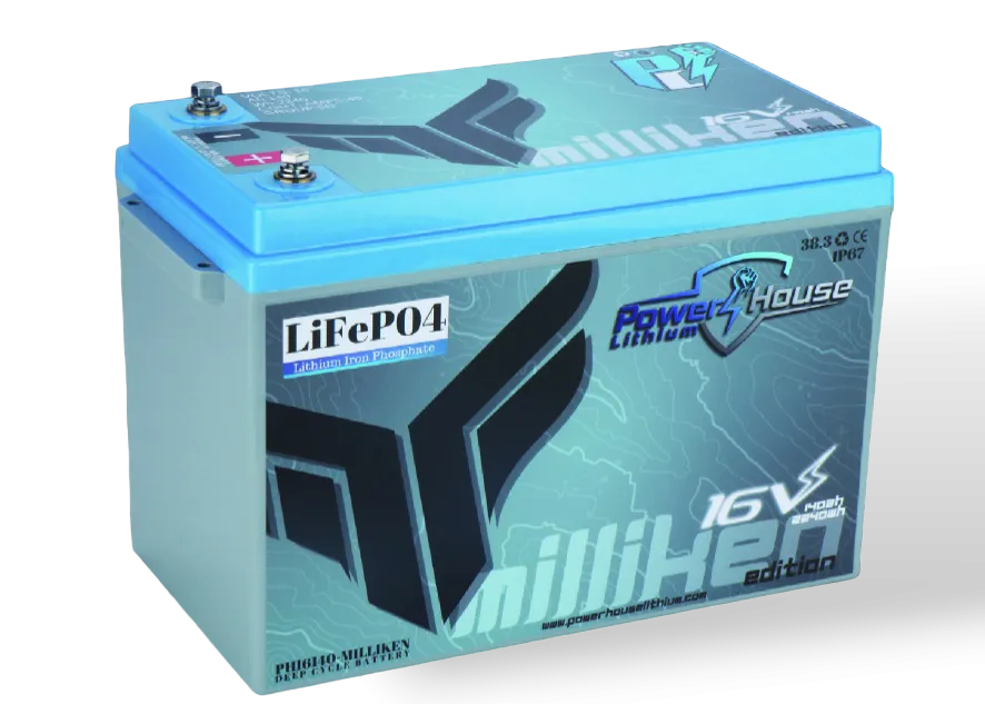 PHL Milliken Edition 16V 140Ah Deep Cycle Battery (5 to 8 devices) - - LIMITED EDITION