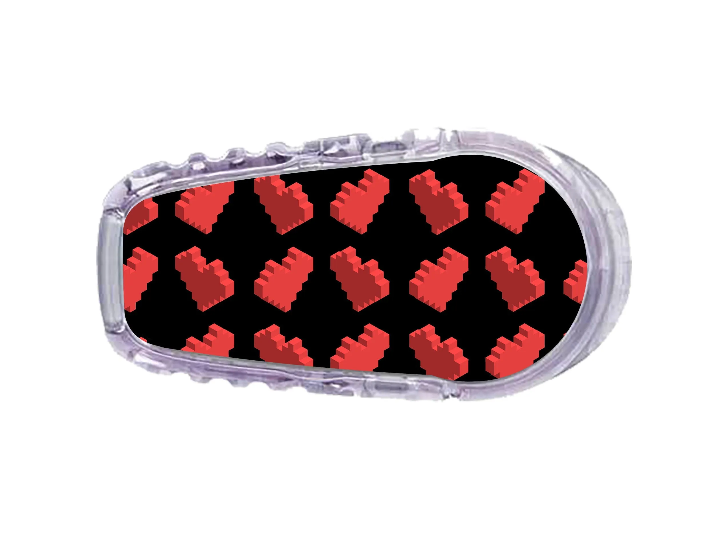 Pixel Hearts Dexcom G6 Transmitter Sticker