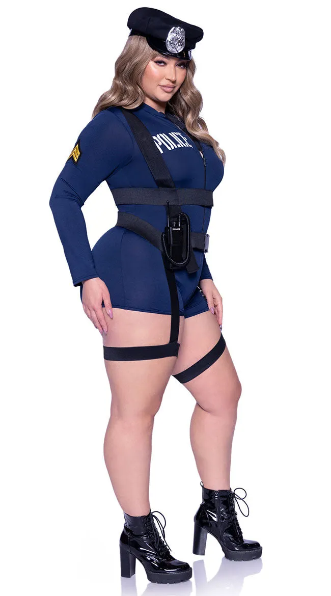Plus Size PC Cop Costume