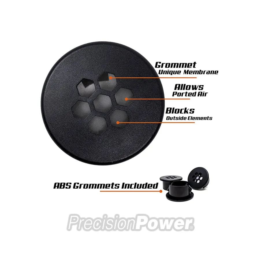 Precision Power PKG HD13.SBWL Clutch Side & HD13.SBWR Brake Side Saddlebag Powered Sub For 1998-2013 Harley Davidson® Touring Models [ HD13 SBWL HD13 SBWR ][ HD13SBWL HD13SBWR ]