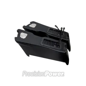Precision Power PKG HD13.SBWL Clutch Side & HD13.SBWR Brake Side Saddlebag Powered Sub For 1998-2013 Harley Davidson® Touring Models [ HD13 SBWL HD13 SBWR ][ HD13SBWL HD13SBWR ]