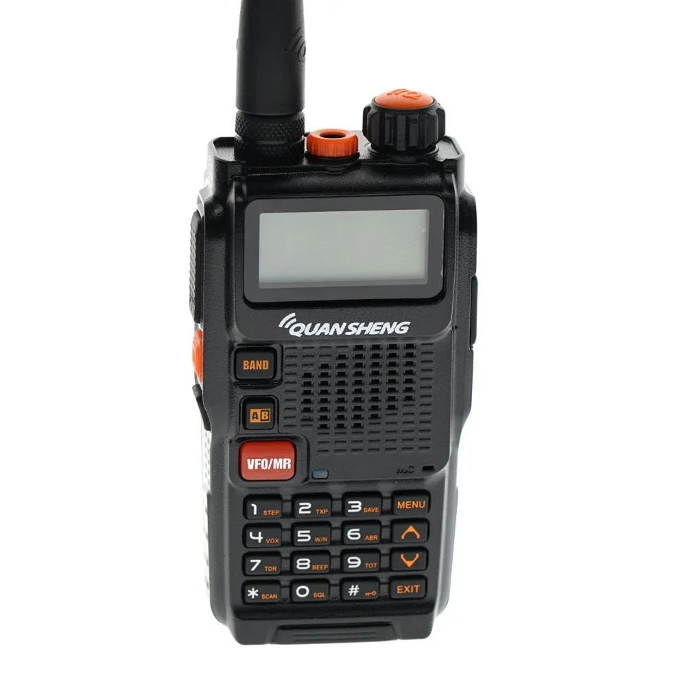 Quansheng 5W TG-K4AT(UV) walkie-talkie Handheld Two Way Radio Long Distance Noise Cancelling Walkie Talkies 2-7 KM
