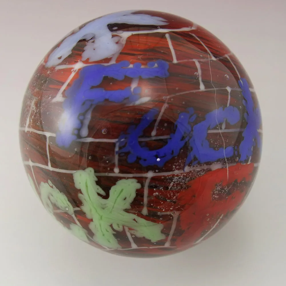 "Fuck" Brick Wall Graffiti Marble