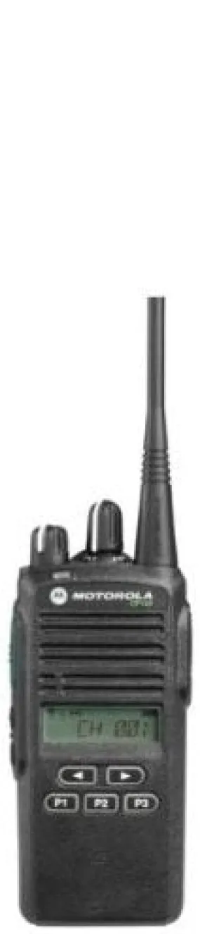 RADIO - CP185 16 CHANNEL VERY HIGH FREQUENCY 136-174 5W MOTOROLA PORTABLE