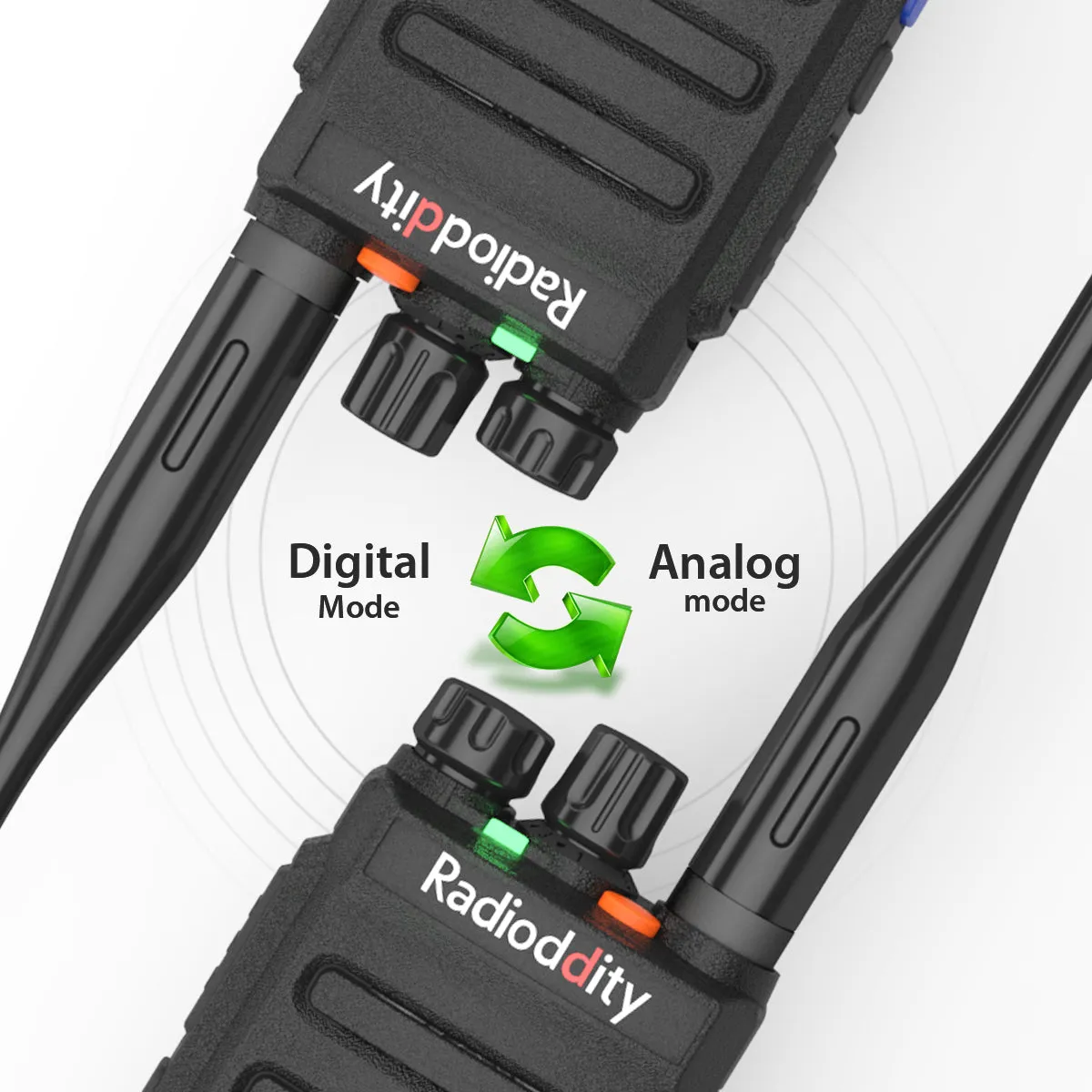 Radioddity GD-77S DMR | Dual Band | 5W | 2 Time-slot DMR | 2200mAh | with Cable [DISCONTINUED]