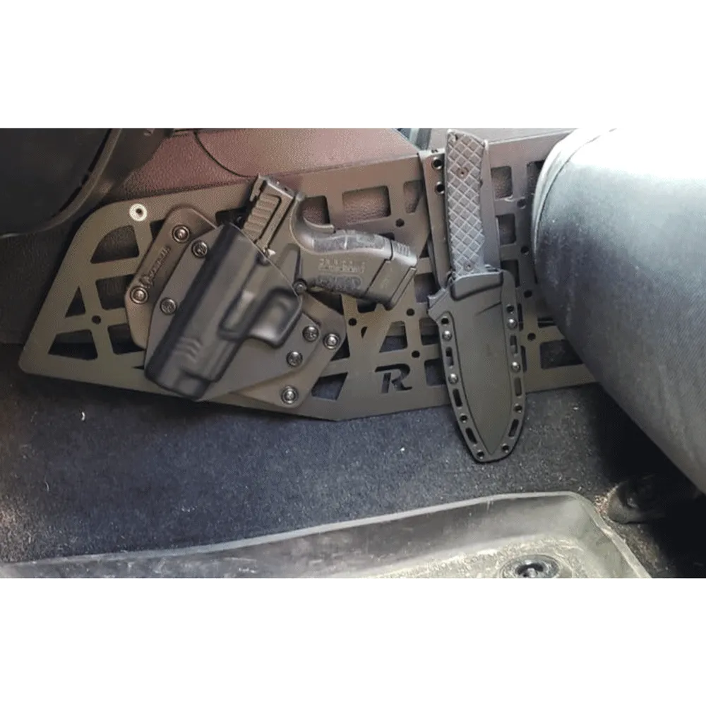 Rago Fabrication - Center Console Molle Storage Panel Organizer - Toyota Tundra (2014-2021)