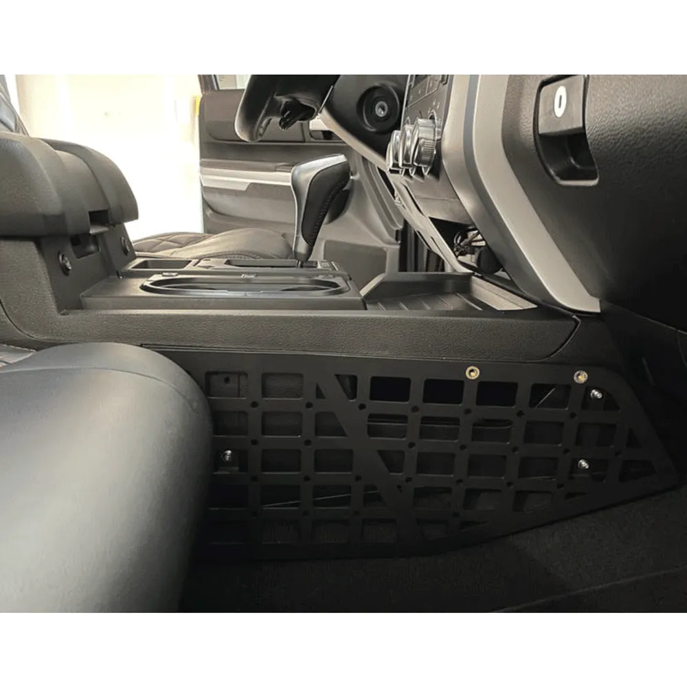 Rago Fabrication - Center Console Molle Storage Panel Organizer - Toyota Tundra (2014-2021)