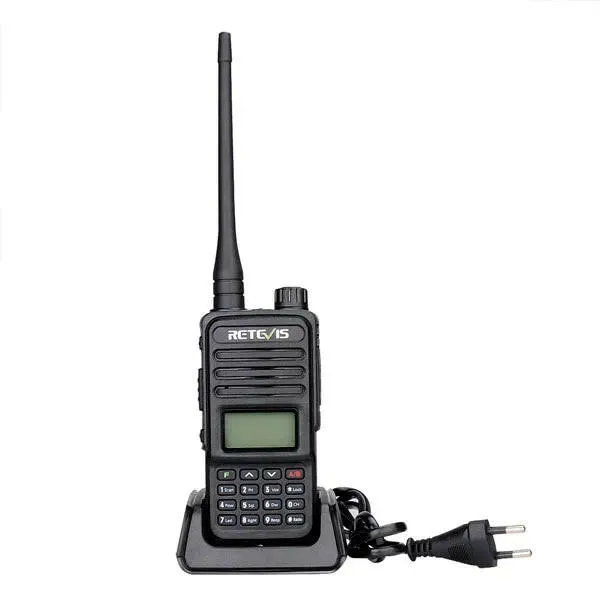 Retevis Walkie Talkie RT85 Ham Two Way Radio Station 5W Walkie Talkies VHF UHF Dual Band Amateur Radio HT For Hunting