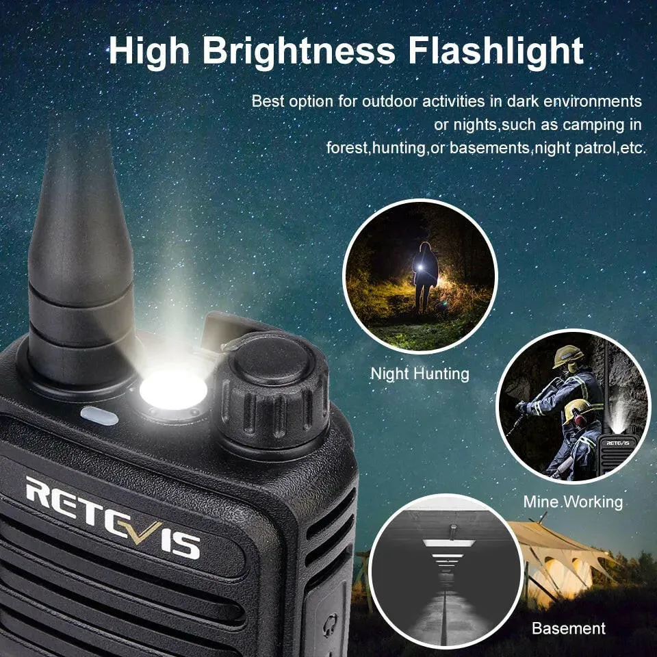 Retevis Walkie Talkie RT85 Ham Two Way Radio Station 5W Walkie Talkies VHF UHF Dual Band Amateur Radio HT For Hunting