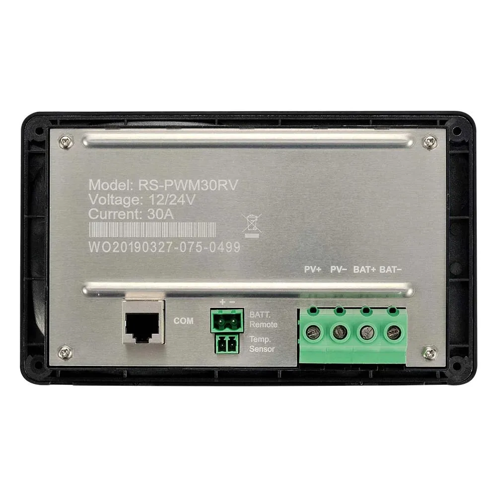 Rich Solar 30 Amp Solar Charge Controller Flush Mount