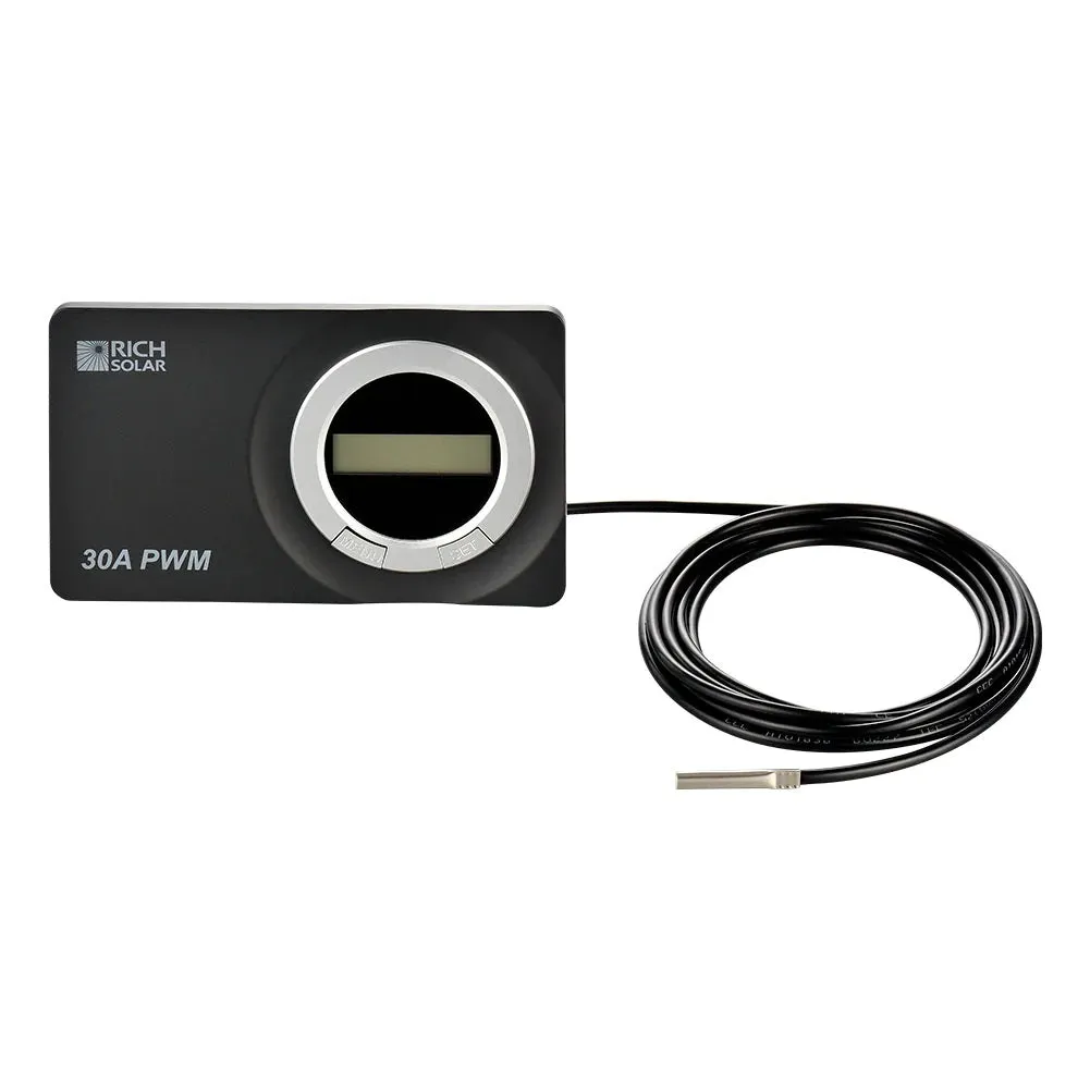 Rich Solar 30 Amp Solar Charge Controller Flush Mount