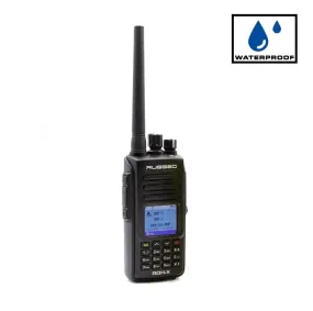 Rugged RDH-X Waterproof Dual Band Handheld Radio - Black