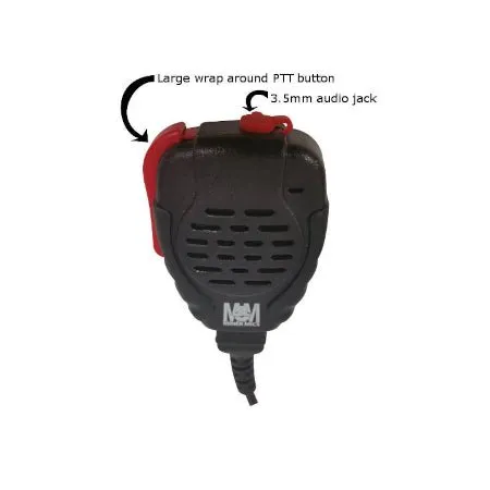 Ruggedized Miner Speaker Mic for BK DPH, GPH