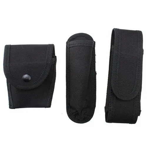 Security Tactical Modular Equipment System Molded Duty Belt With 10 Components
