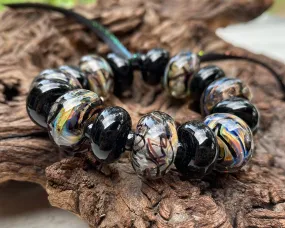 Sedimentary Rocks Lampwork Beads Set SRA