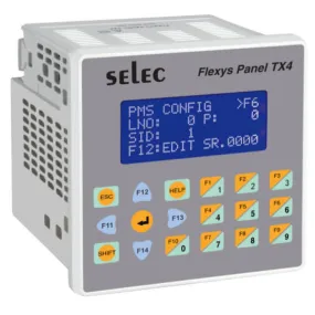 Selec LCD Text Display PLC FL-TX4-DI04-PS-24V-CE-RoHS