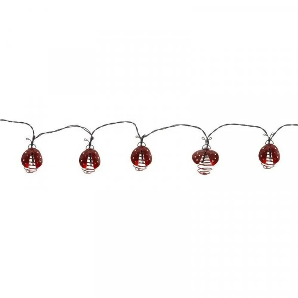 Smart Solar 10 Ladybird String Lights