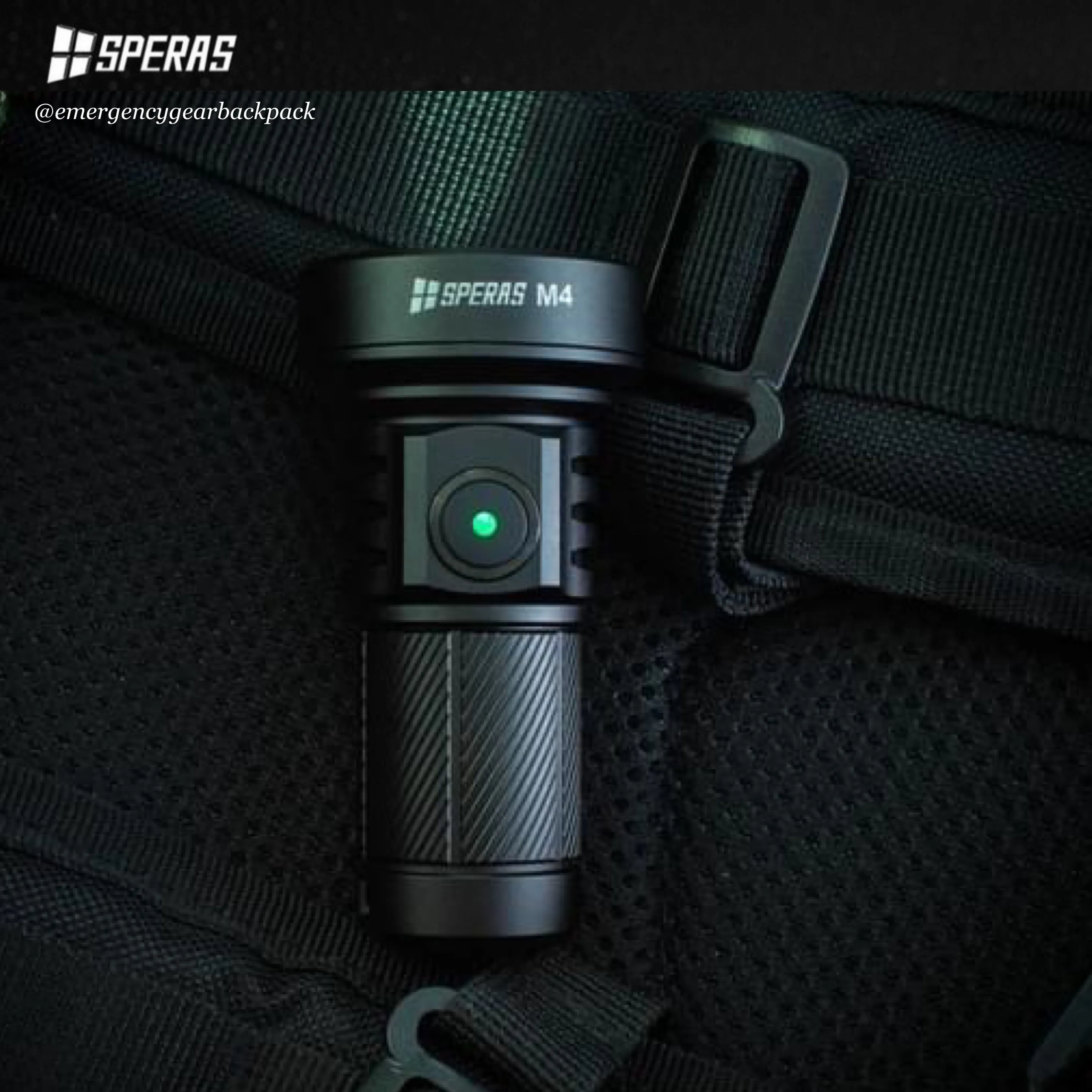 SPERAS M4 1320LMS 652M Mini Pocket Thrower Flashlight