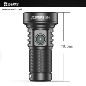 SPERAS M4 1320LMS 652M Mini Pocket Thrower Flashlight