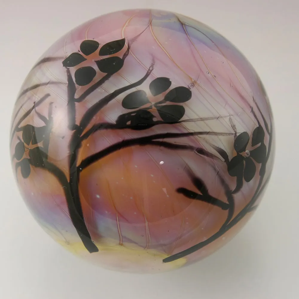 Spring Tree Blossom Silhouette Marble