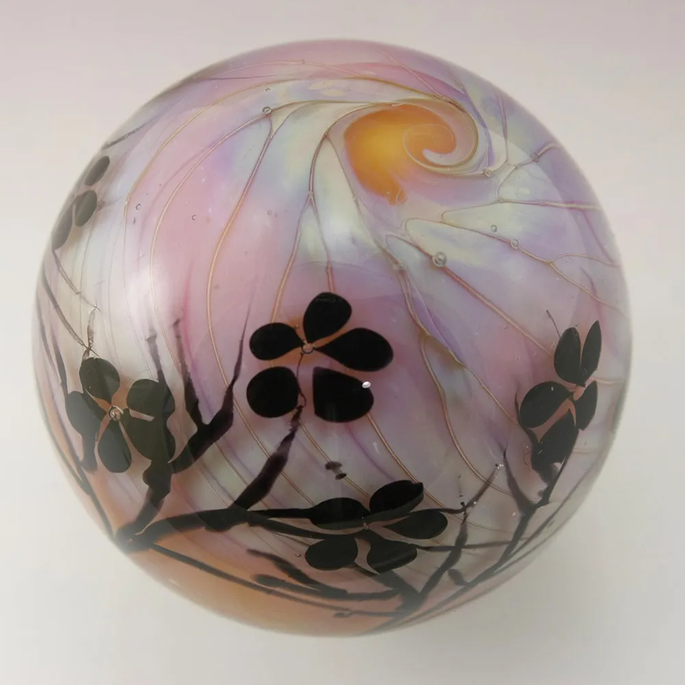 Spring Tree Blossom Silhouette Marble