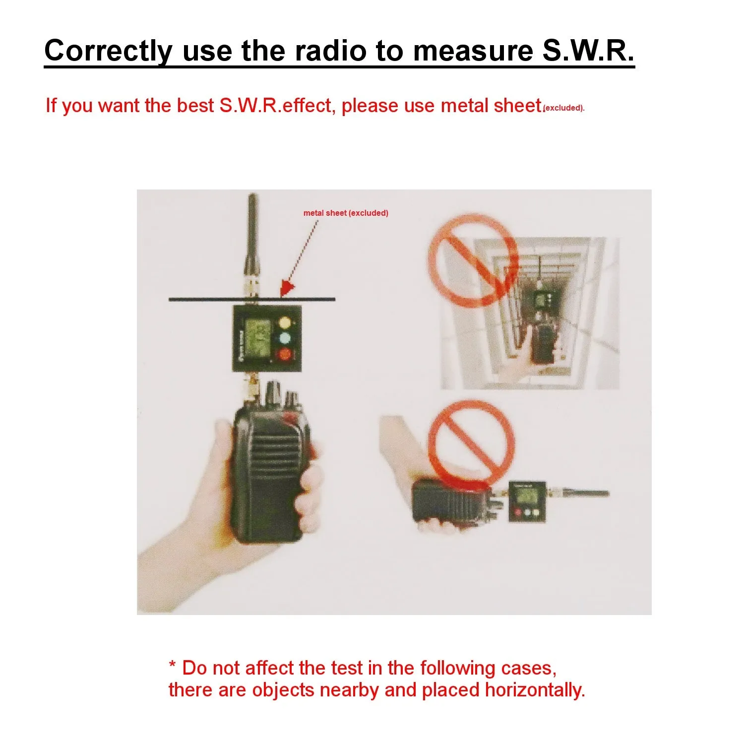 Surecom SW-102 Digital VHF/UHF 125-525Mhz Power & SWR Meter