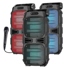TOPTECH ANGEL-6, 2x6.5" Portable Bluetooth Speaker with Party Lights & Long Battery Life