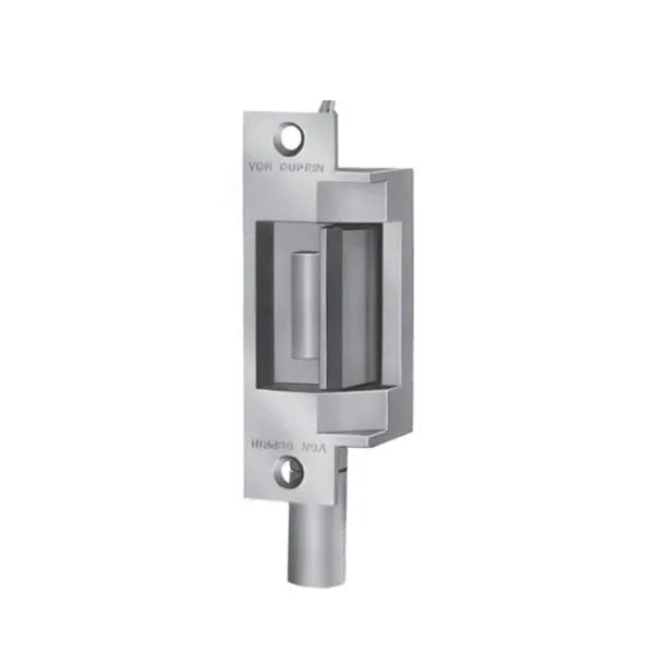 Von Duprin - 6211 Electric Strike for Mortise or Cylindrical Devices - Fail Secure - Dual Signal Switch  - Satin Stainless - 24VDC