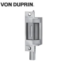 Von Duprin - 6211 Electric Strike for Mortise or Cylindrical Devices - Fail Secure - Dual Signal Switch  - Satin Stainless - 24VDC