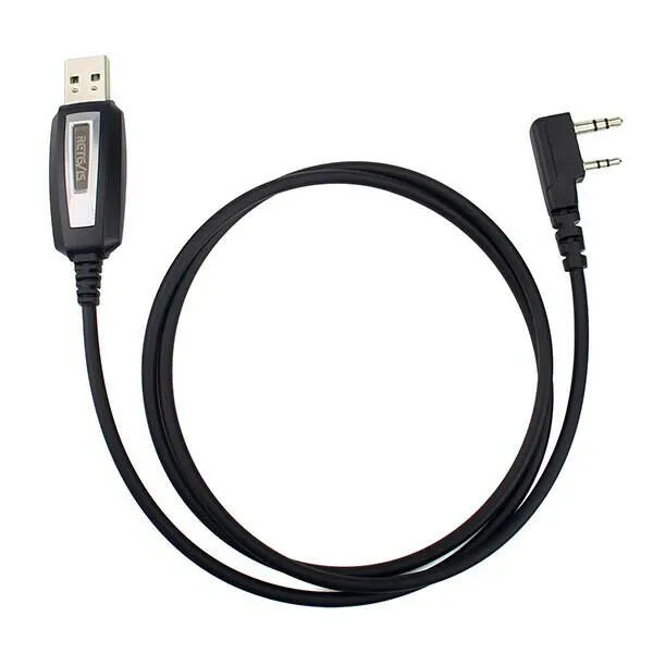 Walkie Talkie Two-pin USB Programming Cable For Kenwood Baofeng UV-5R UV-82 RETEVIS H777 RT22 RT15 RT81 For Win XP/7/8 System