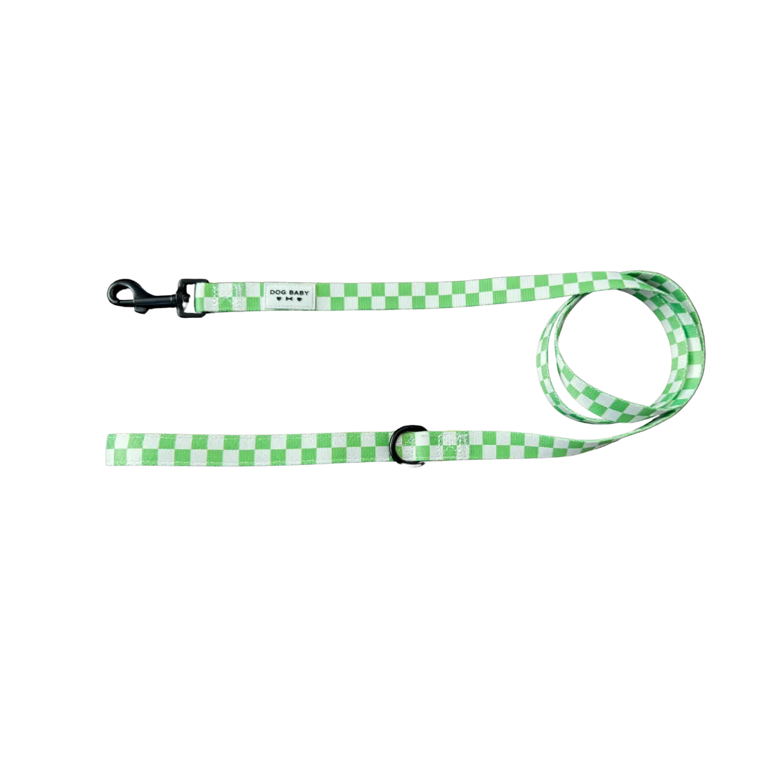 WALKIES Leash - Race Me Lime