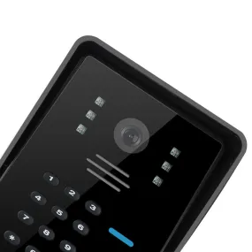 Wi-Fi Video Door Phone   Doorbell - Night Vision, IOS   Android App, Remote Unlock, 5 Key Fobs, Mini Remote