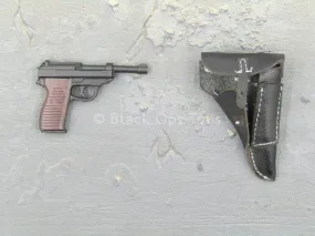 WWII - German WH Radio Operator - Walther P38 w/Holster