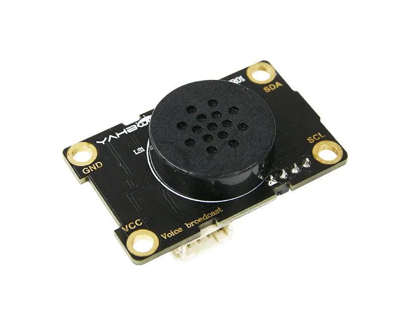 Yahboom Speech synthesis broadcast module compatible with alligator clip/DuPont line/PH2.0 cable