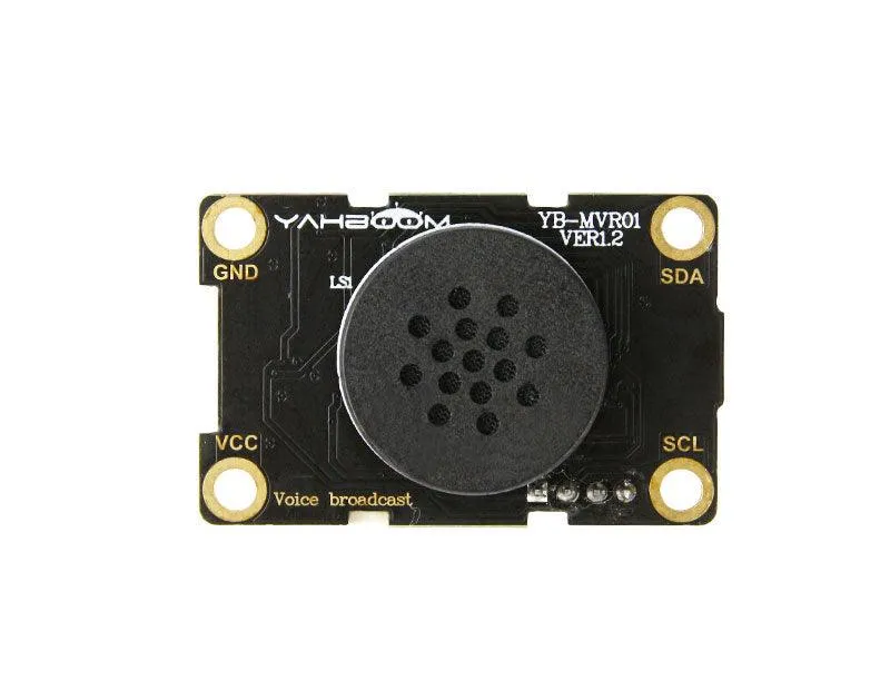 Yahboom Speech synthesis broadcast module compatible with alligator clip/DuPont line/PH2.0 cable