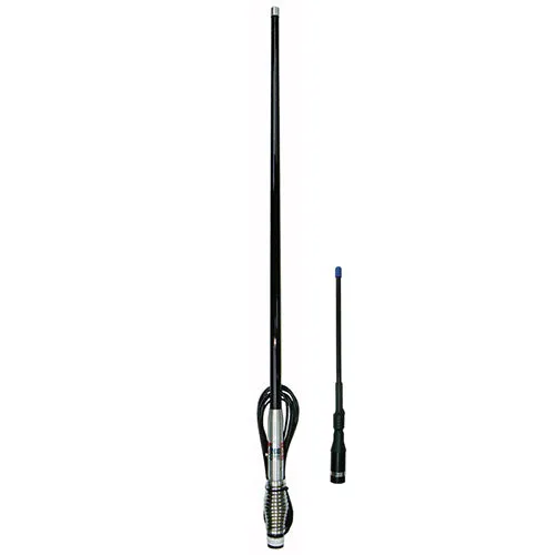 ZCG UHF CB Radio, Black - 477MHz, 5m Cable, 6.6dBi - 1.2m & 2.1dBi - 400mm Pack
